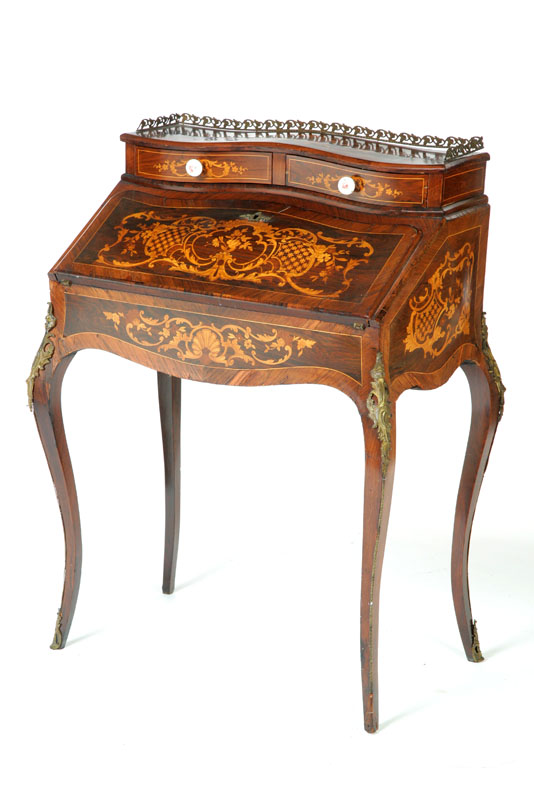 MARQUETRY INLAID LADY S DESK  1221e0