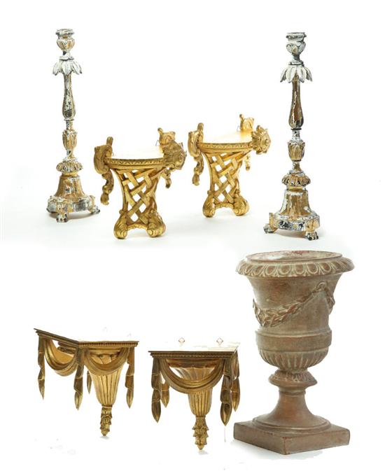 GROUP OF DECORATIVE ITEMS European 1221fd