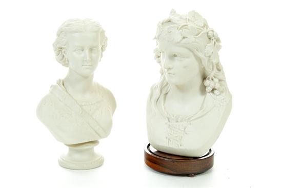 TWO PARIAN BUSTS England 2nd 122211