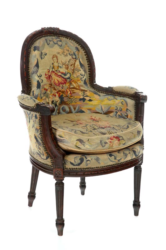 LOUIS XVI STYLE ARMCHAIR European 12226b