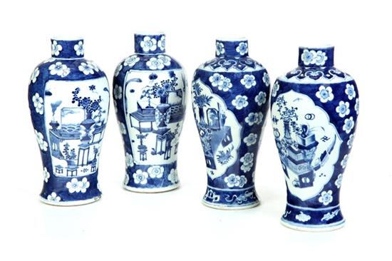 TWO PAIR OF VASES.  China  20th