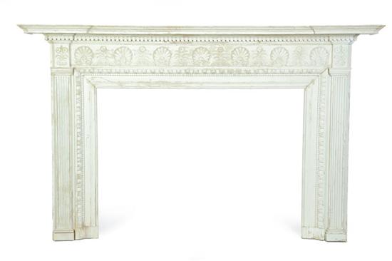 ROCOCO-STYLE MANTEL.  Early 20th