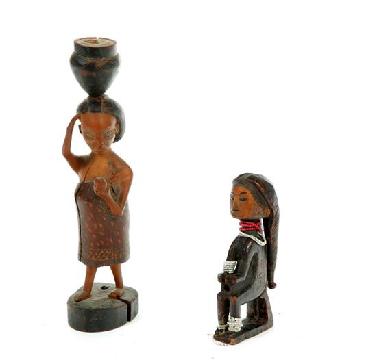 TWO CARVINGS.  Angola  1880-1907