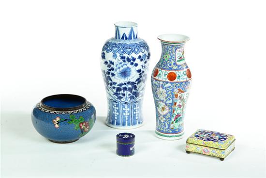 FIVE ASIAN ITEMS Twentieth century  12229b