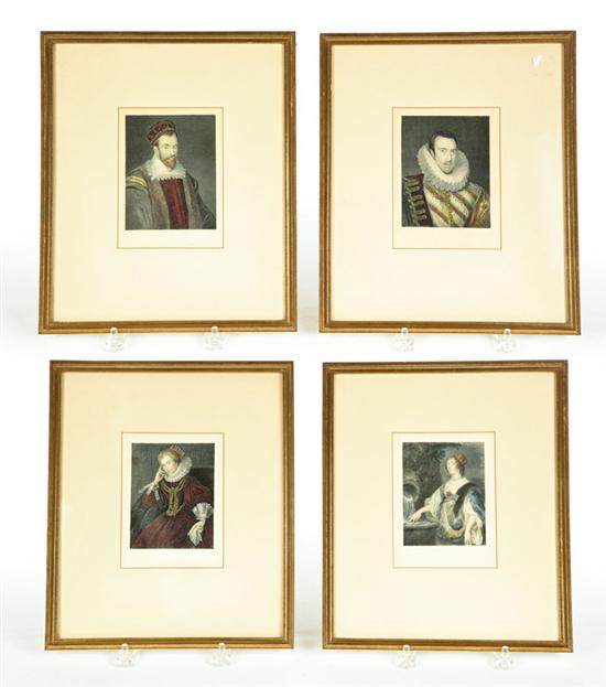 FOUR PRINTS.  England  late 19th