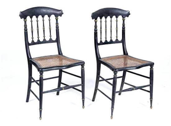 PAIR OF SIDE CHAIRS American 1222a5