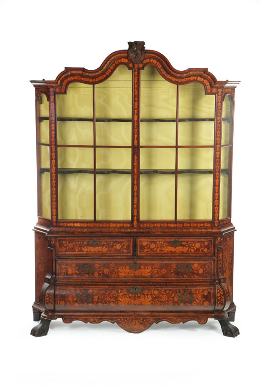 INLAID MARQUETRY CUPBOARD European 1222a7