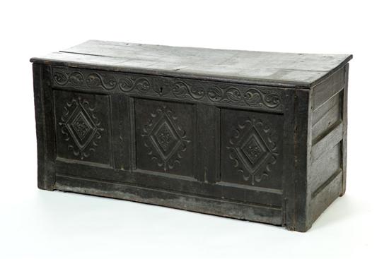 CARVED COFFER England 19th century 1222ae