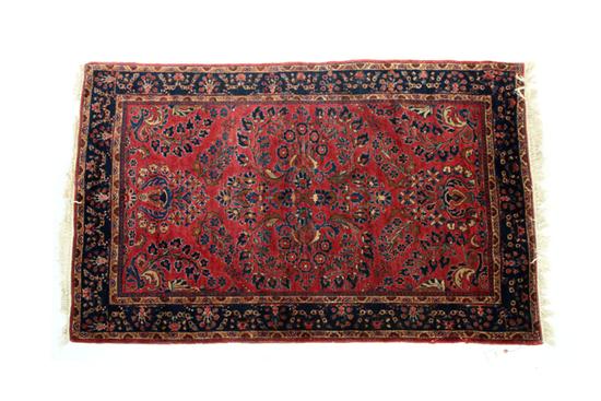 ORIENTAL RUG Ca 1930s Sarouk  1222b7