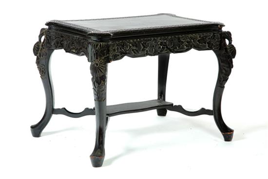 CARVED TABLE.  China  20th century