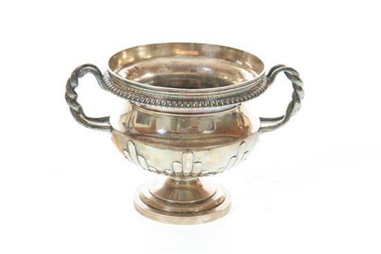 GEORGE III SILVER COMPOTE.  Marked