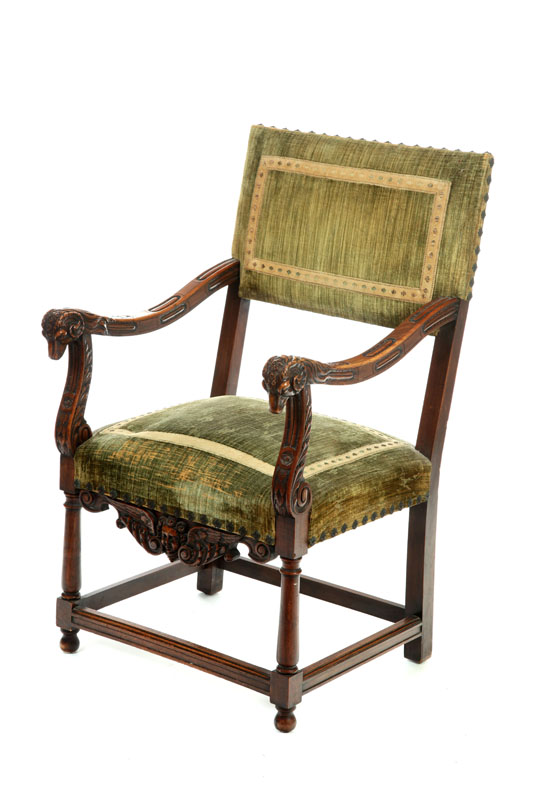 RENAISSANCE-STYLE ARMCHAIR.  Late