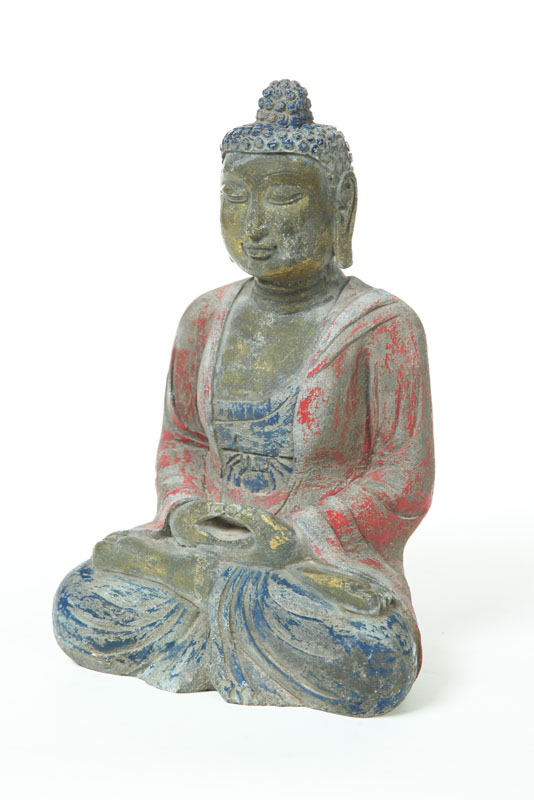 CARVED BUDDHA Asian late 20th 122302