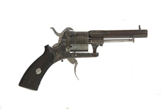 PINFIRE REVOLVER.  European  mid 19th