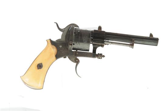 PINFIRE REVOLVER.  European  mid 19th