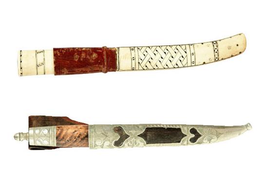 TWO KNIVES.  Scandinavian  early 20th