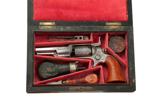 RARE ENGRAVED AND CASED COLT MODEL