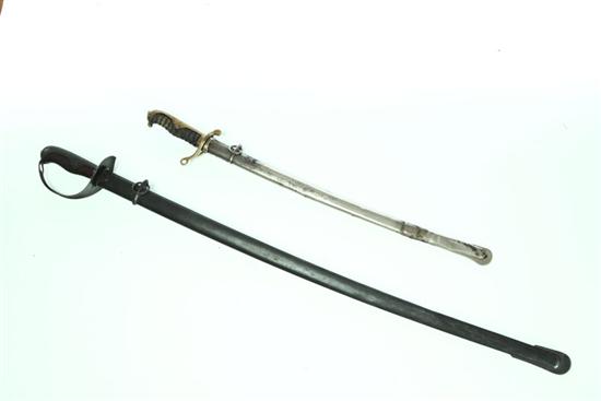 TWO SWORDS.  Japan  1st half-20th century.