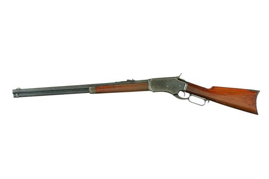 WHITNEY LEVER ACTION RIFLE.  Side