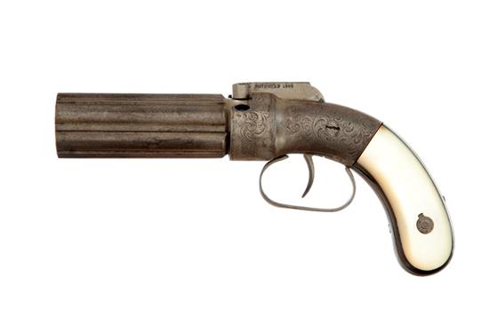 W.W. MARSTON PEPPERBOX PISTOL.