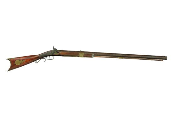 HALF STOCK PERCUSSION RIFLE Marked 1224e2