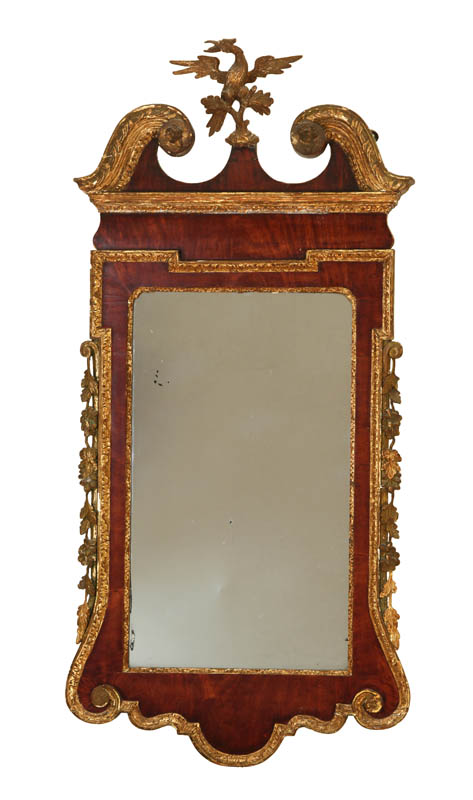 CHIPPENDALE MIRROR.  Probably England