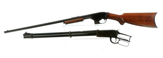 *TWO RIFLES.  Savage .22 caliber pump-action