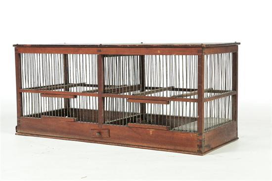 BIRD CAGE.  Attributed to Zoar