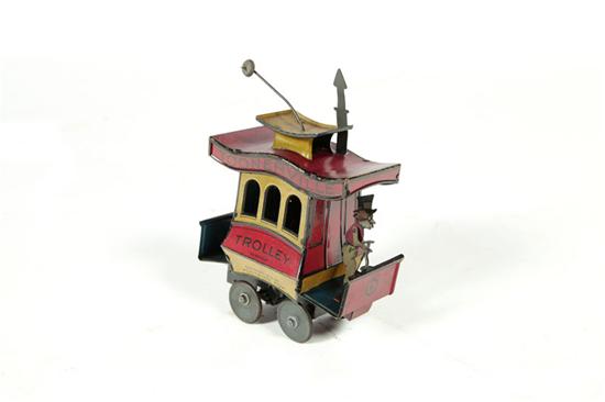 WIND UP TOONERVILLE TROLLEY.  American