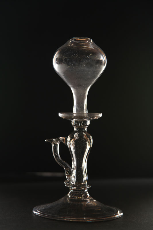 LACEMAKERS LAMP.  American  early 19th