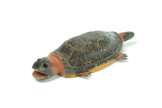 TURTLE ICE FISHING DECOY.  American