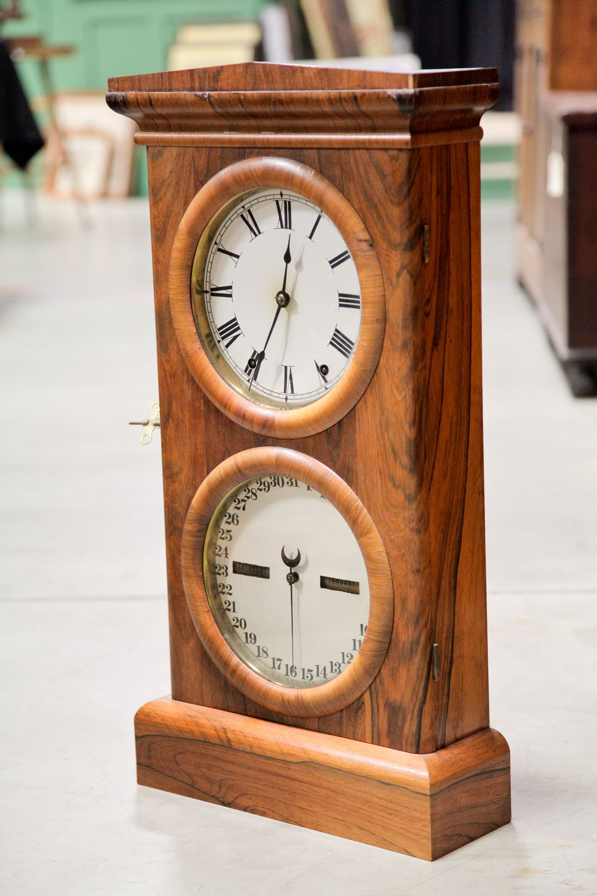 SETH THOMAS CALENDAR CLOCK.  Connecticut