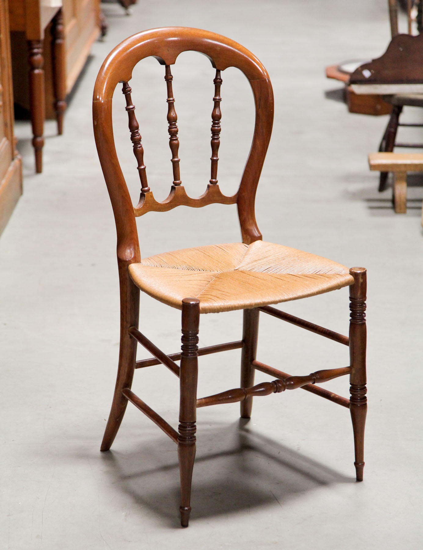 SET OF FOUR SIDE CHAIRS.  American