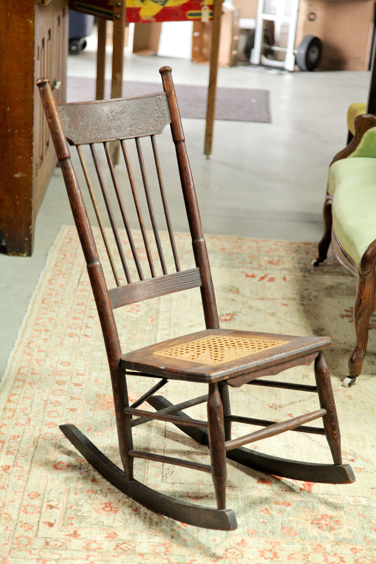 TWO ROCKING CHAIRS American  122832