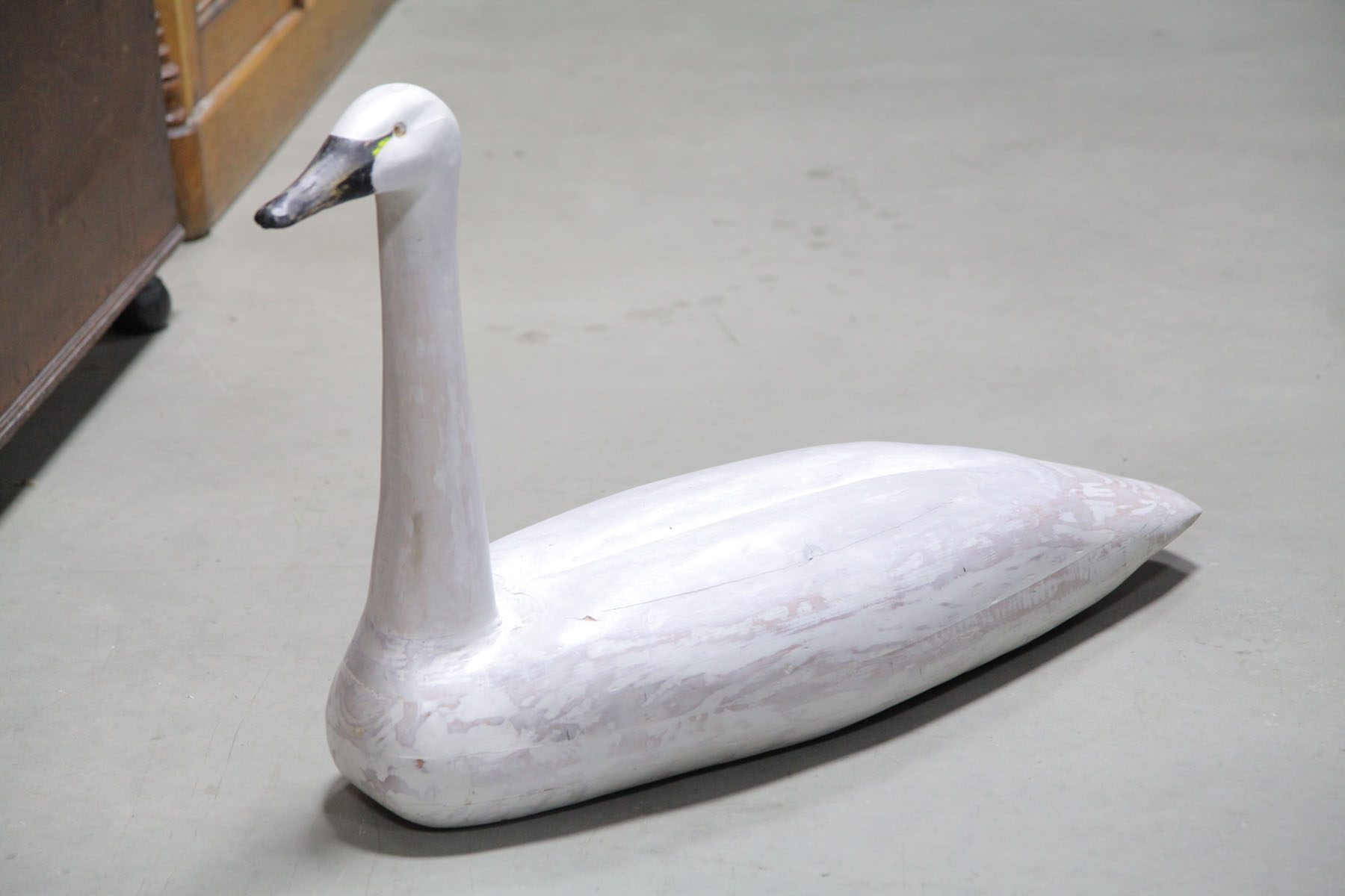 FOLK ART SWAN.  Illinois  late 20th