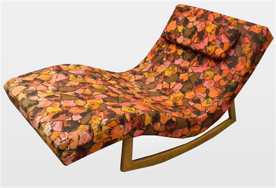 Mid-Century design chaise with