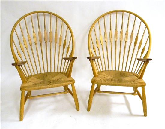 Pair of Hans Wegner Peacock chairs 120634