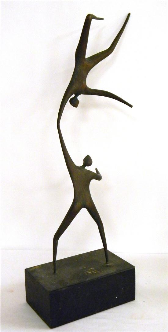 Curtis Jere sculpture two acrobatic 12066e