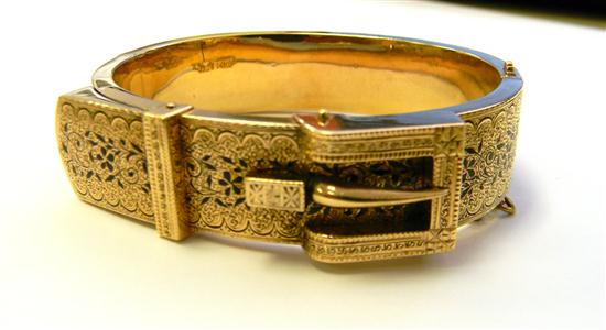 JEWELRY: Victorian Belt Style Enamel