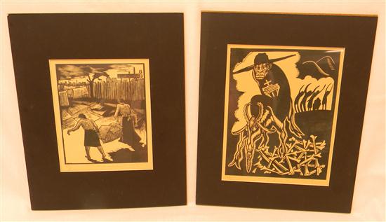 Earl Washington two block prints 1206be