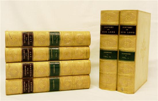 BOOKS: Six full leather and gilt