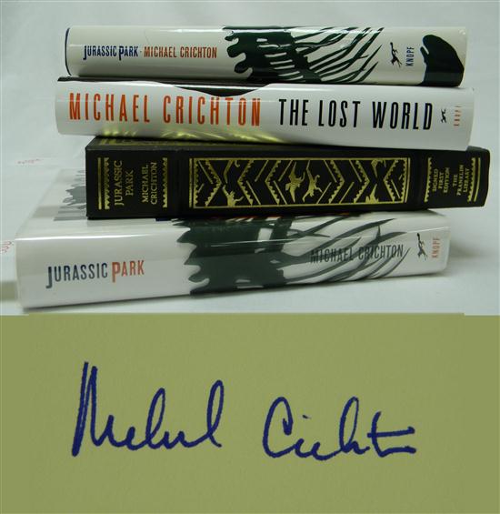 BOOKS: Michael Crichton  signed