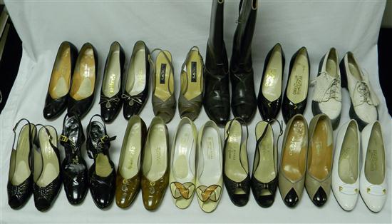 Collection of designer shoes and