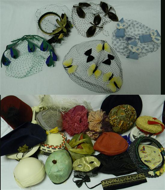 HATS and costume items including  12072e
