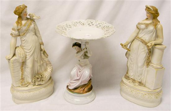 Three classical figures  a pair