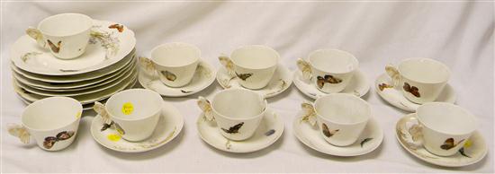 Haviland and Co.  set of ten teacups