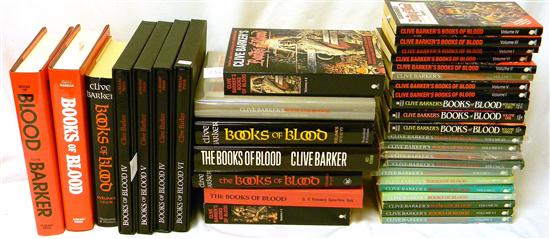 BOOKS Barker Clive Books of 12076c