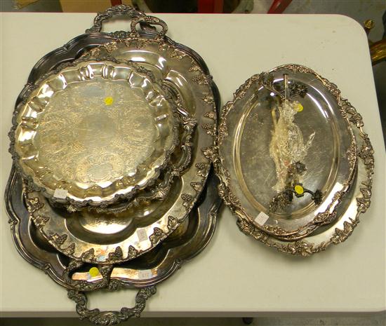 Silverplate including seven assorted