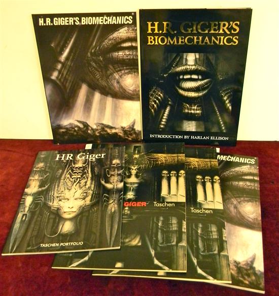 BOOKS H R Giger lot including 120790