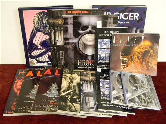 BOOKS: Fifteen H.R. Giger books